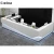 Import Artificial stone custom made reception counter U shape modern salon hotel lobby LED reception desks from China
