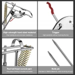 Automatic Fishing Rod Holder Support Bracket Double Spring   Bracket  Fishing supplies