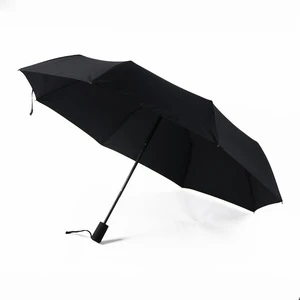 Automatic folding clear travel umbrella with logo prints