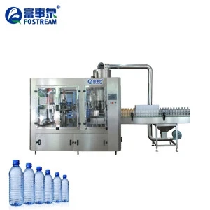 Automatic Small Bottle Mineral Water Processing Machine / Spring Water Filling Line / Complete Water Line