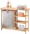 Import Bamboo Laundry station-furniture storage system with hamper,3 open shelves to organize Detergent and Liquid Fabric Softener. from China