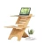 Import Bamboo Sit stand Desk Height Adjustable Stand Up Desk Converter Workstation from China