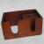 Import Bar and Restaurant Straw &amp;Napkin Condiment   Holder Oak Stain Wooden Condiment Caddy from China