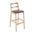 Import Bar stool Nordic Furniture Cheap Supplier Rustic Classic High Chair Modern Fabric Wooden Bar Stool with Back from China