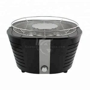 Barbecue Outdoor Charcoal Grill Wind Regulation Control Smoker Heat Control Round BBQ Tools Portable Charcoal Grill