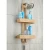 Import Bathroom Shower Caddy for Shampoo, Conditioner, Soap - Natural Bamboo from China