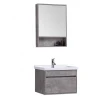 Bathroom Vanity Modern Wall Mounted Grey Cabinet Bathroom