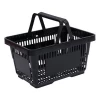 Best price colorful large supermarket plastic shopping basket model G1025