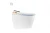 Import Best Selling Ceramic Floor Mounted Siphonic LED Nightlight Smart Soft Close Lid Toilet Intelligent smart toilet from China