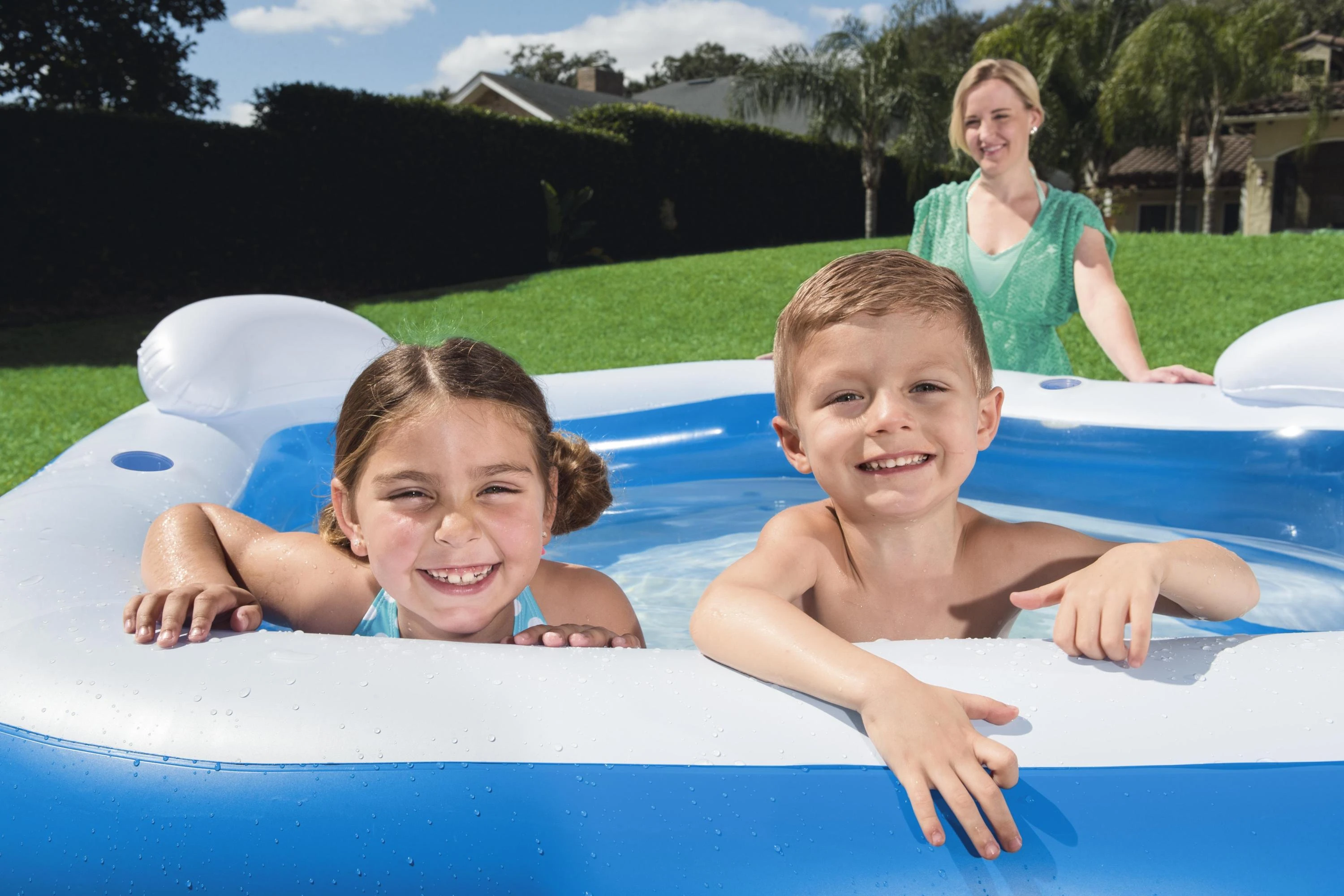 Bestway 54153 Summer Spa Seating Family Fun Paddling Pool Swimming Pool Center