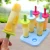 BHD BPA Free Stackable Dishwasher Safe Popsicle Molds Set of 6 Piece Ice Pop Molds Maker Reusable Ice Cream Mold