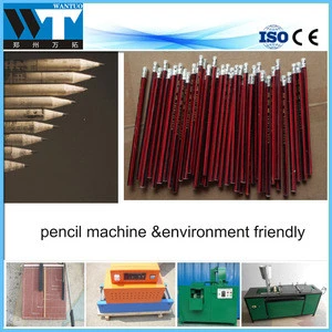 Big capacity waste newspaper pencil making machine/pencil making machine production line/paper pencil rolling machine