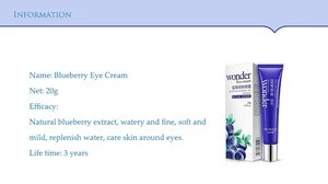 Bioaqua Blueberry Dark Circles Under Eyes Removal Lotion Anti Wrinkle Anti Age Eye Skin Firming Care Cream