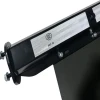 Black Angled Spring Loaded Mud Flap Hanger Bracket Mudflap Holder with Reflective Tapes fit for Semi Trucks,