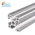 Import Black anodized 3030 industrial aluminium profiles frame material 30x30 t-slot extruded aluminum profile from China