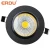 Import Black COB recessed ceiling COB spotlight for home hotel lamp rotating 3w 5w 7w 9w 12w 15w led mini spot lights from China