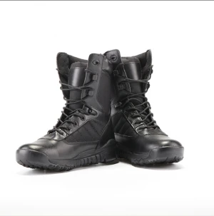 Black Military Boot Tactical Training Boot