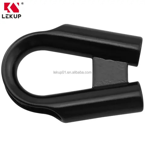 Buy Black Stainless Steel M8 Rope Tube Thimble Collar With Gear Cable ...