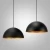 Import black white aluminum dome  Decorative hanging Lamp big pendant light from China