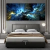 Blue black Cloud landscape Wall Picture Poster And Print modern canvas wall art abstract painting
