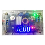 Blue LED DC DC Buck Voltage Regulator Power Converter Constant Voltage & Current Volt Amp Converter Adjustable 5-36V to 1.25-32V
