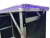 Import Blue LED light Portable High Top Party Bar Table with Shelf - (15L x 39W x 36H) - Includes Front Skirts and Carrying Case from China