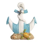 Boat anchor polyresin hand-painting fridge souvenir magnet 2020
