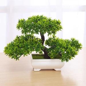 Bonsai tree plant artificial plant with vase artificial pine tree