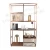Import Bookcases living room decorated shelves modern style rose golden bookshelf  furniture bookcase wall shelves Display shelf metal from China