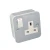 Import Bosslyn UK Stainless Steel Panel 86 Type Wall Switch With 250V 13A Wall Socket from China