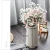 Import Bottle Shape Cheap Reactive Glaze Ceramic Porcelain Flower Vase color white from China