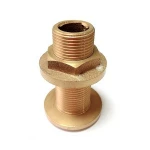 bronze skin hose fitting for marine system