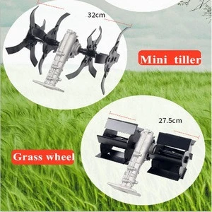 brush cutter used with cultivator grass trimmer grass wheel mini tiller/Indel brand power backpack glass brush cutter