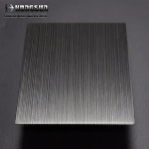 building materials sell stainless steel hairline black stainless steel for kitchen decoration