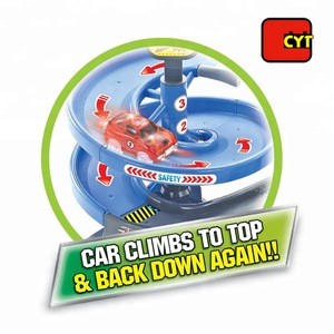 Buy Building Train Electric Slot Car Racing Track Set Toy For Kids from ...