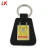 Import Bulk custom black faux leather key chain metal and leather key holder keyring keychains from China