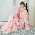 Import business winter warm factory supplier robes girls jacquard fur bath robe from China