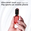 Car appearance small size Mini Flip keypad mobile phone voice changer dialer without camera
