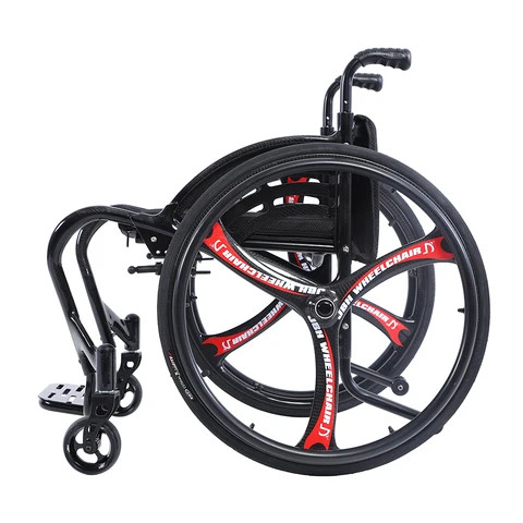 Carbon frame foldable wheel chair disabled sports wheelchair