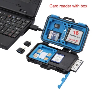 Card Reader usb 3.0  SD TF CF Storage box Customized Waterproof Shock-proof Protection Memory Multi-function packet