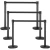 Import cast iron base stainless steel belt crowd control retractable barrier queue stanchion pole from China