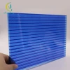 CC UV roof sunlight  PC protection blue two layer hollow board panel
