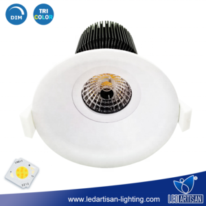 cct changeable COB down light 10W 15W 25W 40W trimless dimmable downlight