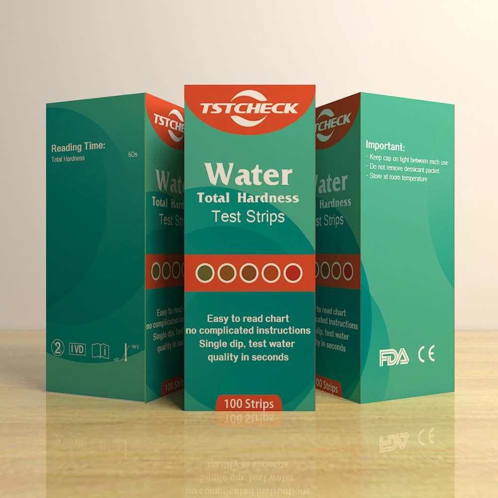 CE FDA drinking hardness water test strips