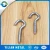 Import Ceiling Lamp Wire Holder Thread Hooks Metal Open End Screw Hooks from China
