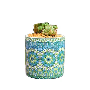 Ceramic flower pot garden planters for indoor decoration