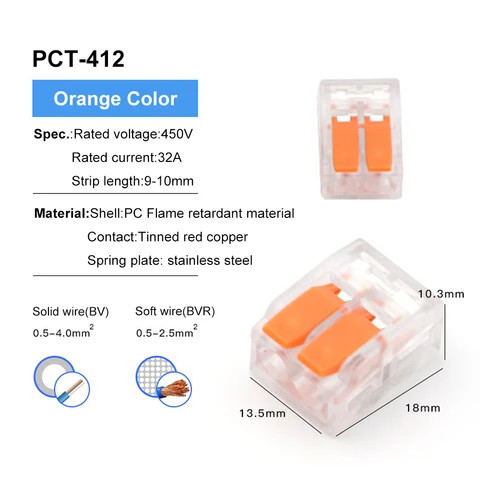 Buy Chaoyi High Quality Pct-412/412/415 Quick Splice Wire Connector ...