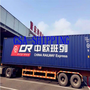 cheap and fast Railway/train 40FT/40HQ container freight servcie shipping from China delivery to Chukursay