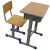 Import cheap comfortable kid wood school desk and chair set from China
