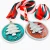 Cheap custom high quality 3D craft zinc alloy metal material Christmas medals